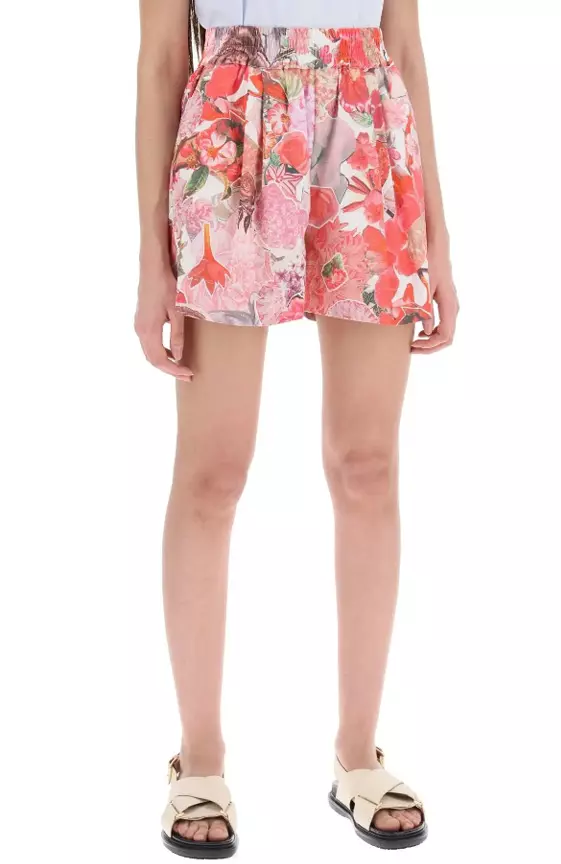Floral print shorts Marni