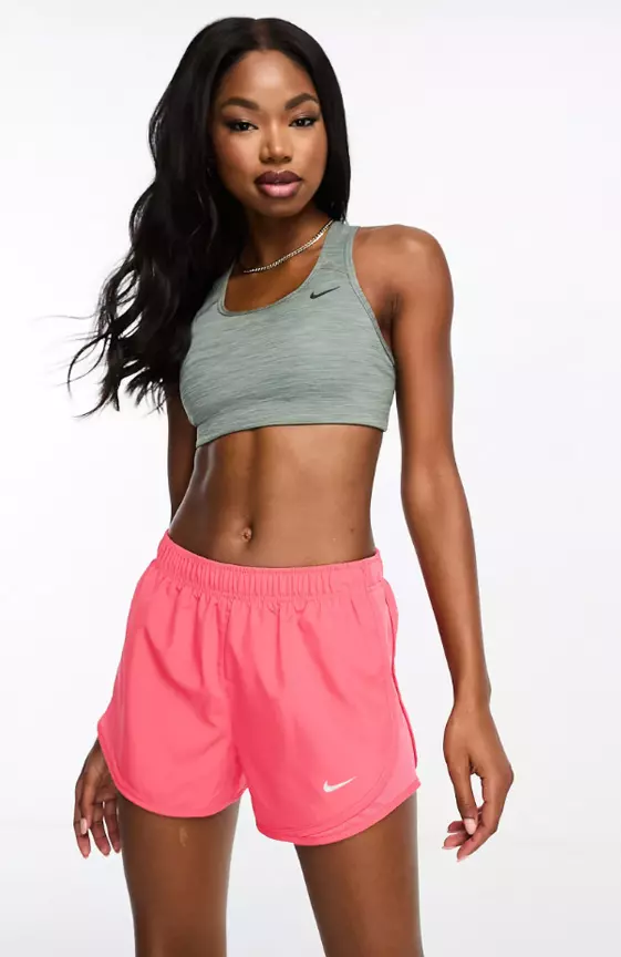 Nike Running Tempo shorts in pink

