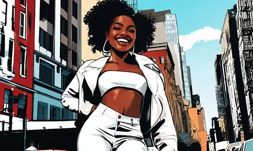 All White Outfits For Black Women: Who Needs Color When You Look This Cool?