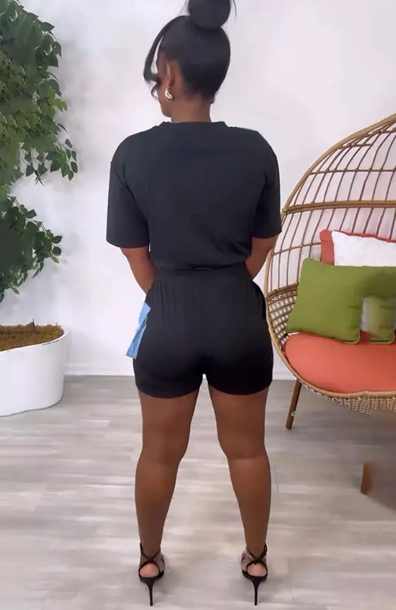 shorts outfits for black women