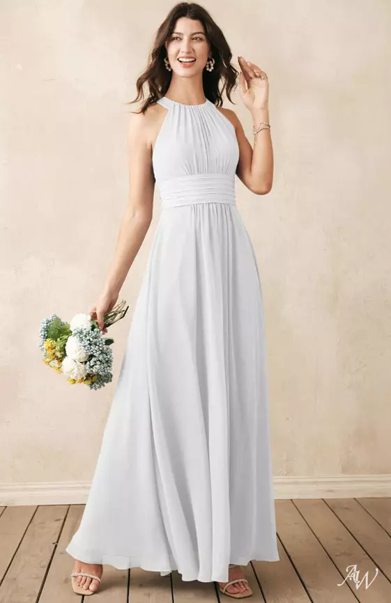 white formal dress